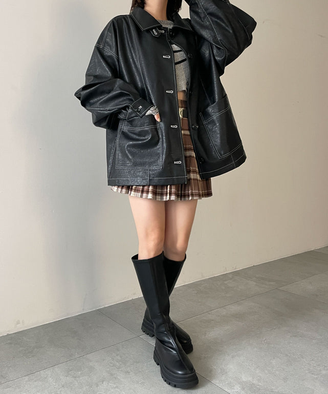 ブラック　モデル:155cm F着用