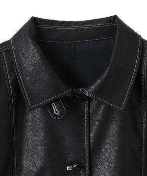 配色ステッチカバーオール