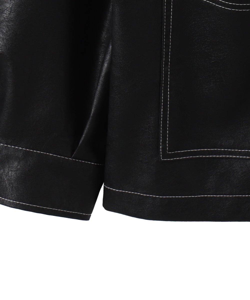 配色ステッチカバーオール