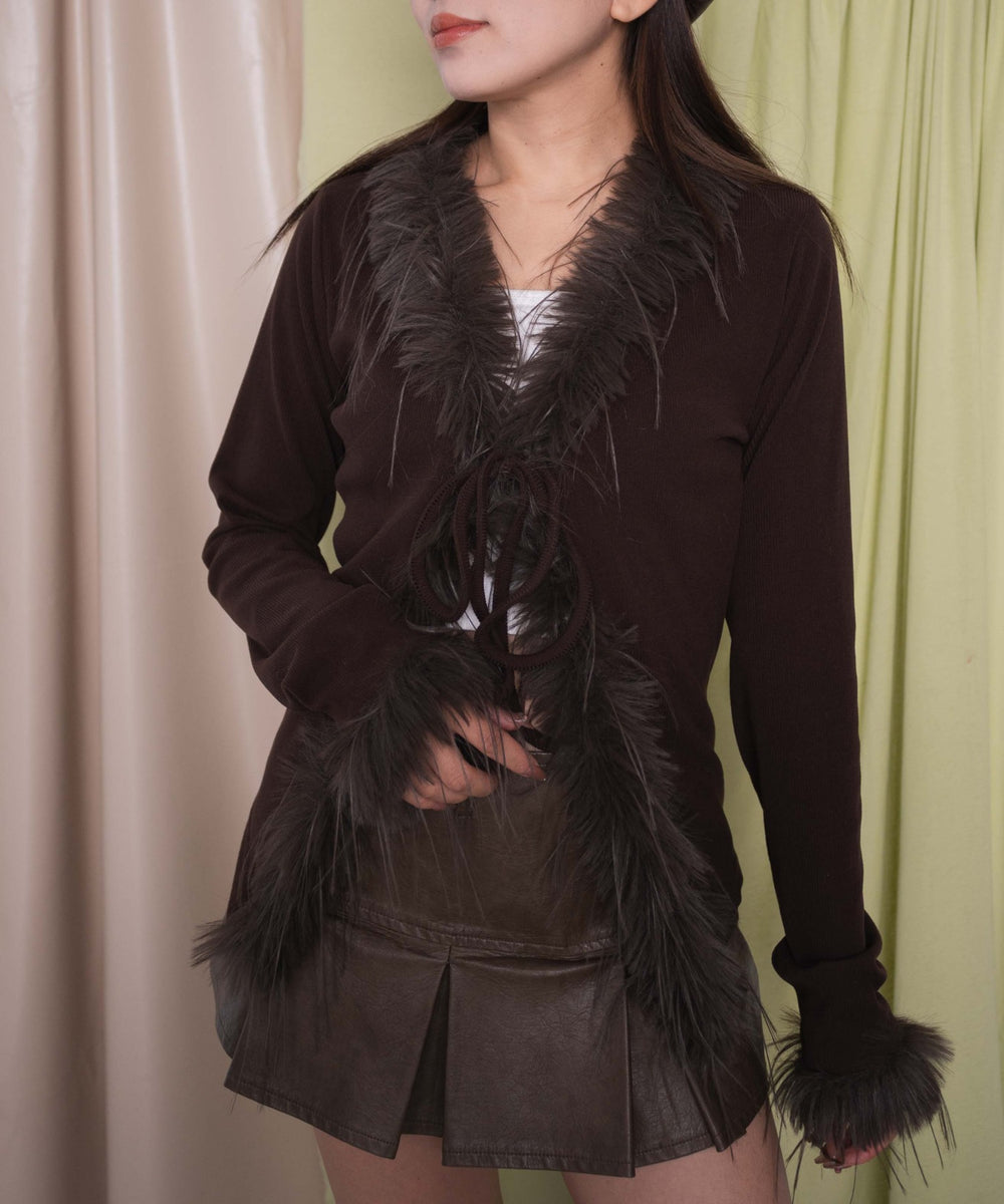 ブラウン モデル：155cm F着用