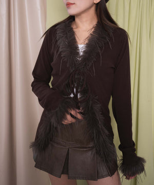 ブラウン モデル：155cm F着用