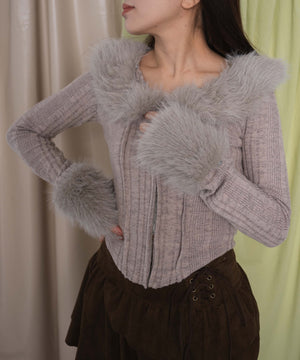 ベージュ モデル：155cm F着用