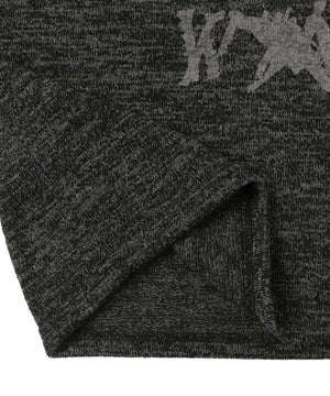 レタリングプリントパーカー