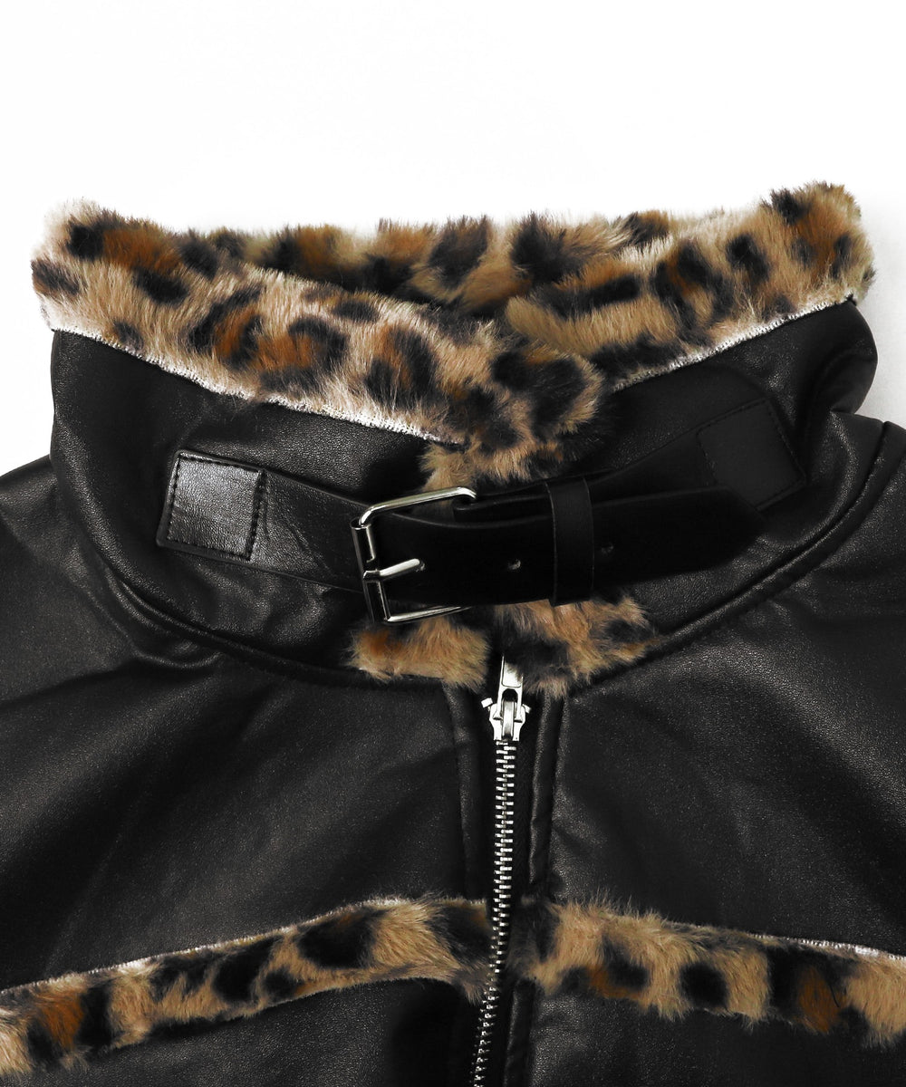 レオパード切替FムートンJKT