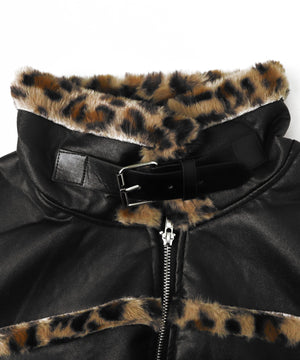 レオパード切替FムートンJKT