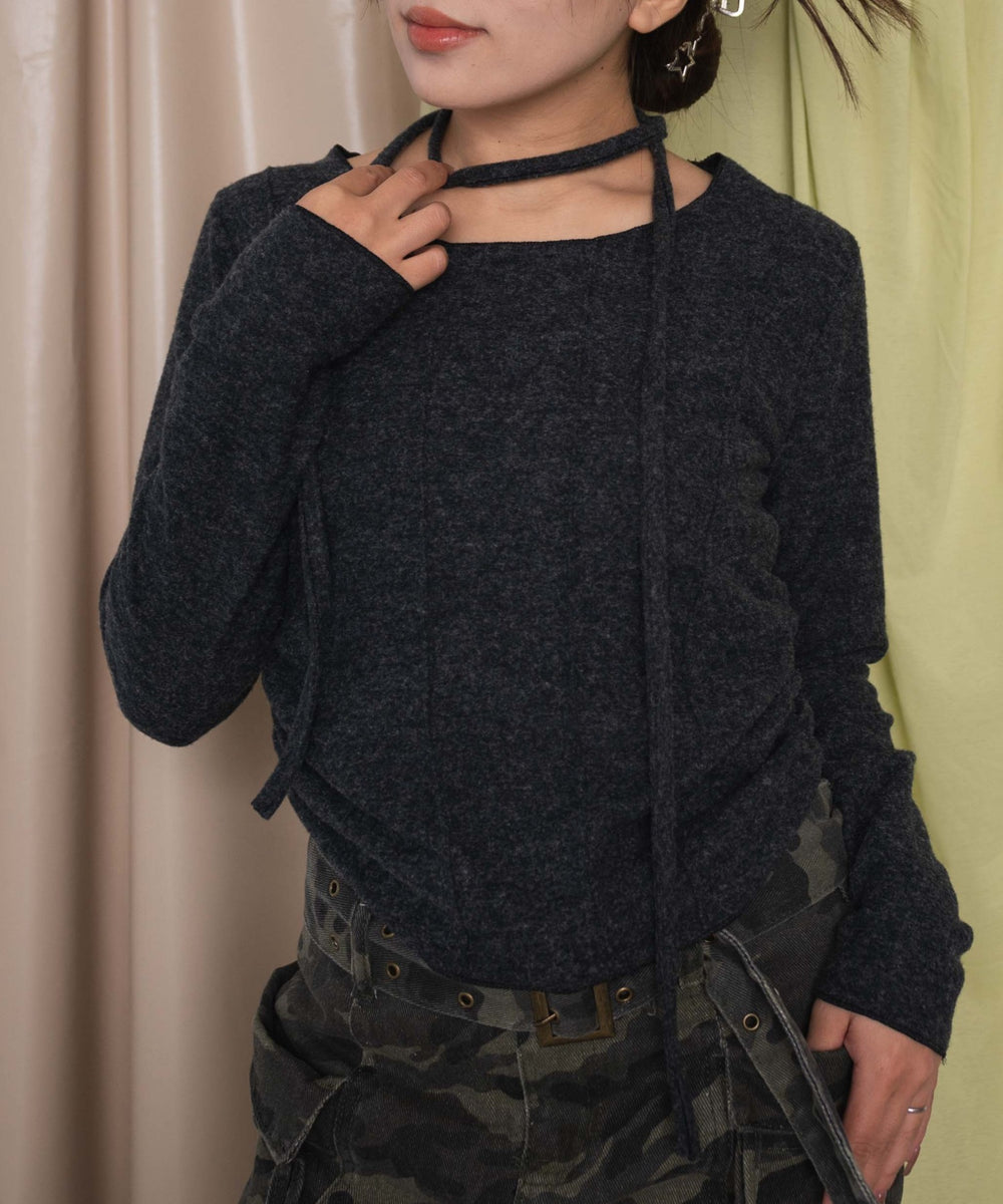 チャコール モデル：155cm F着用