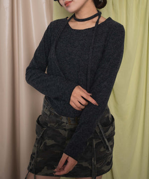 チャコール モデル：155cm F着用