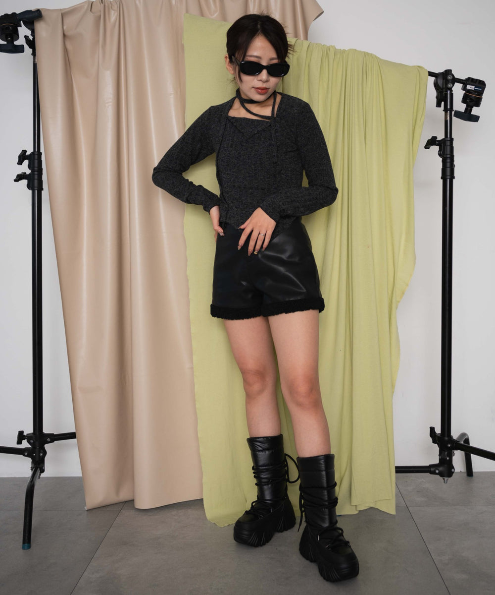 ブラック モデル：155cm M着用