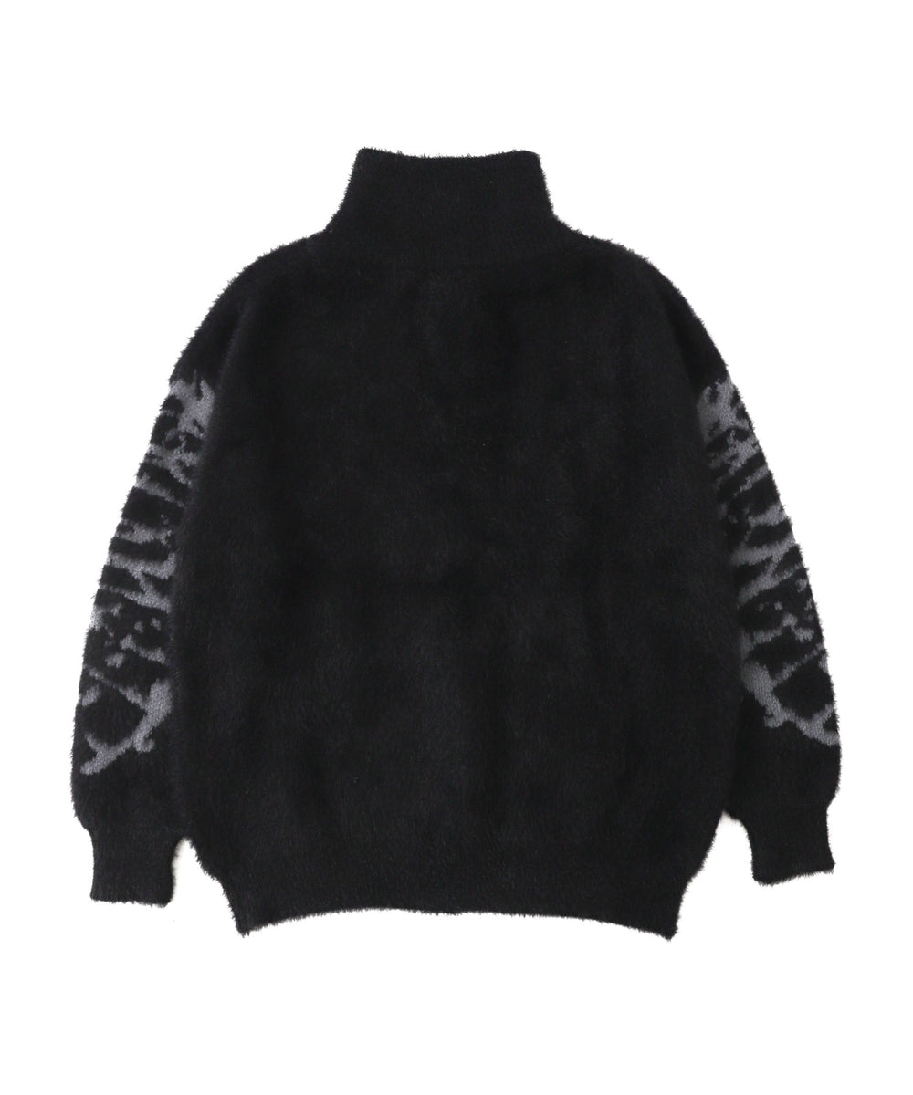 バタフライジップニット