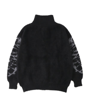 バタフライジップニット