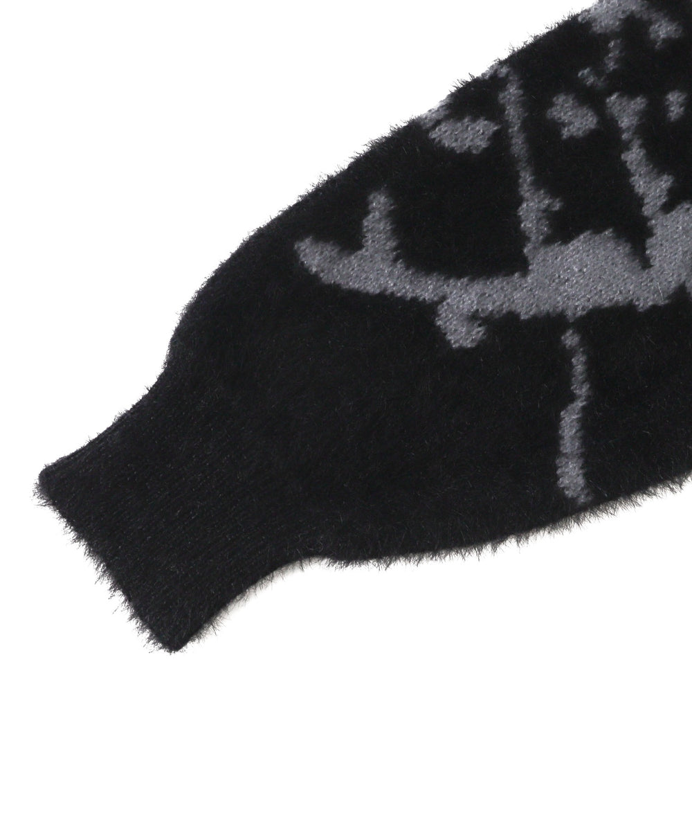 バタフライジップニット