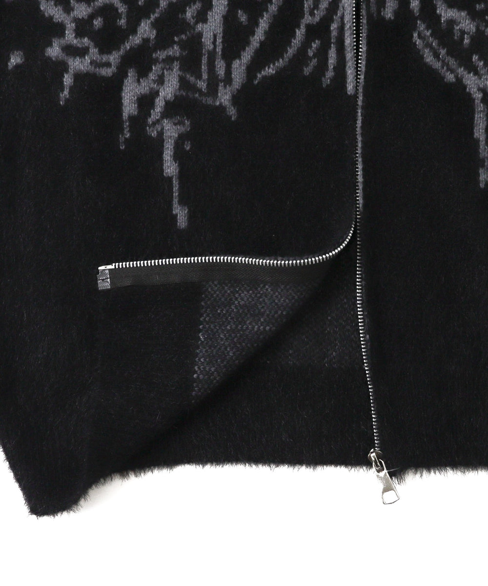 バタフライジップニット