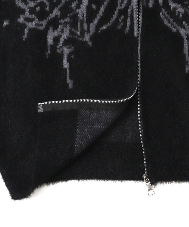 バタフライジップニット