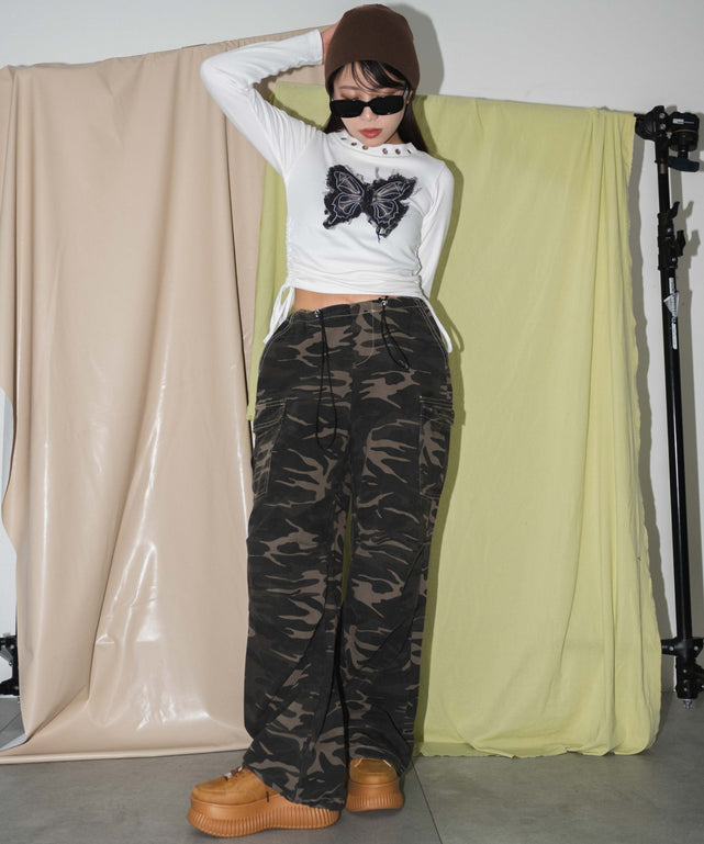 ホワイト　モデル:155cm　F着用