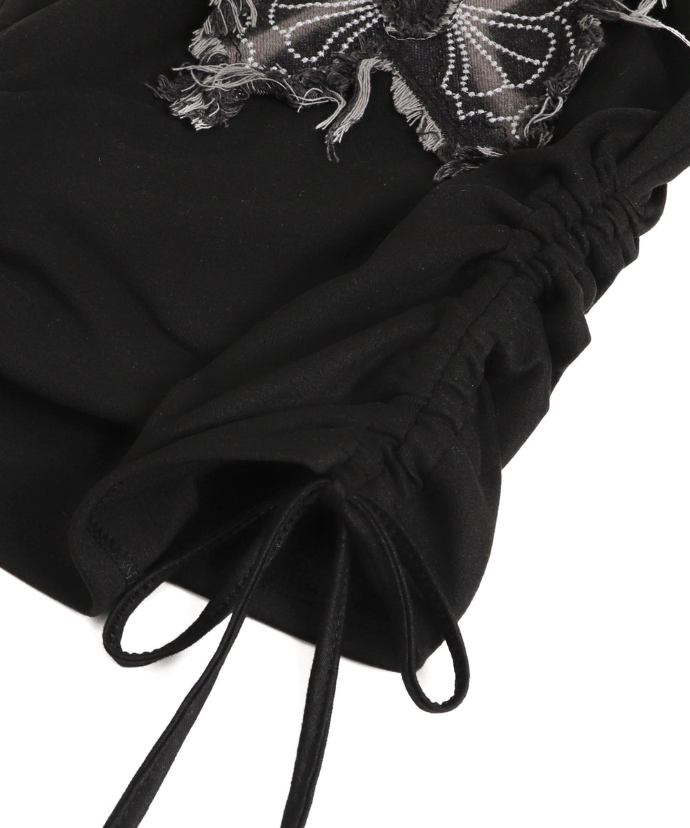 ハトメネックバタフライトップス