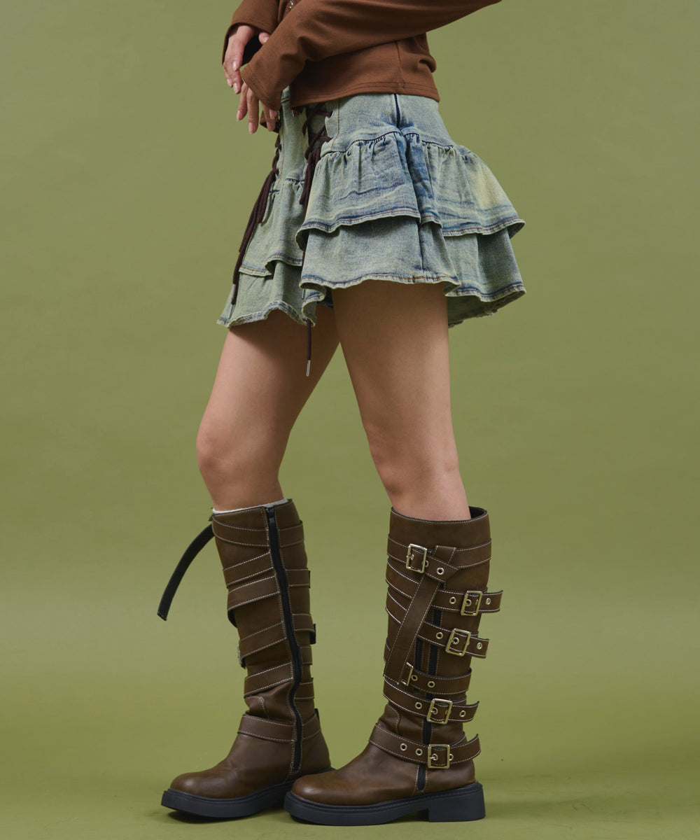 デニム淡 モデル：160cm S着用