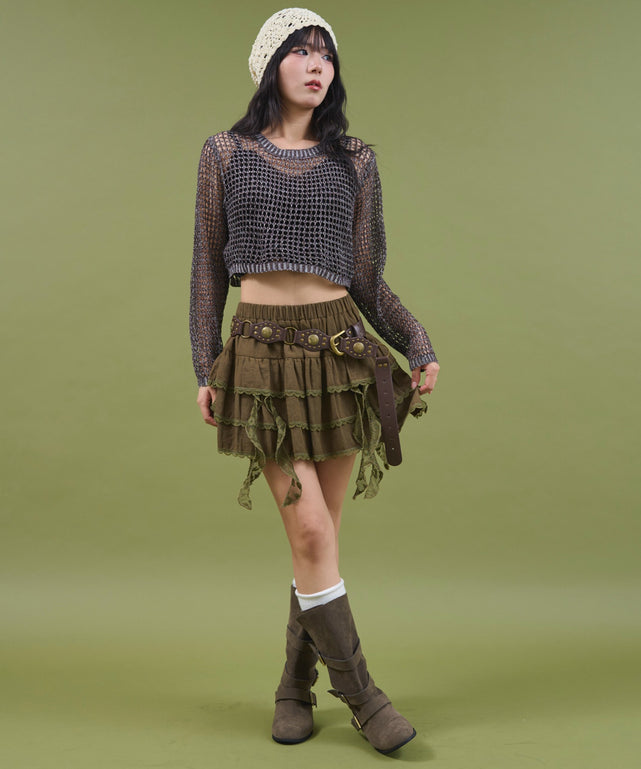 カーキ モデル：160cm F着用