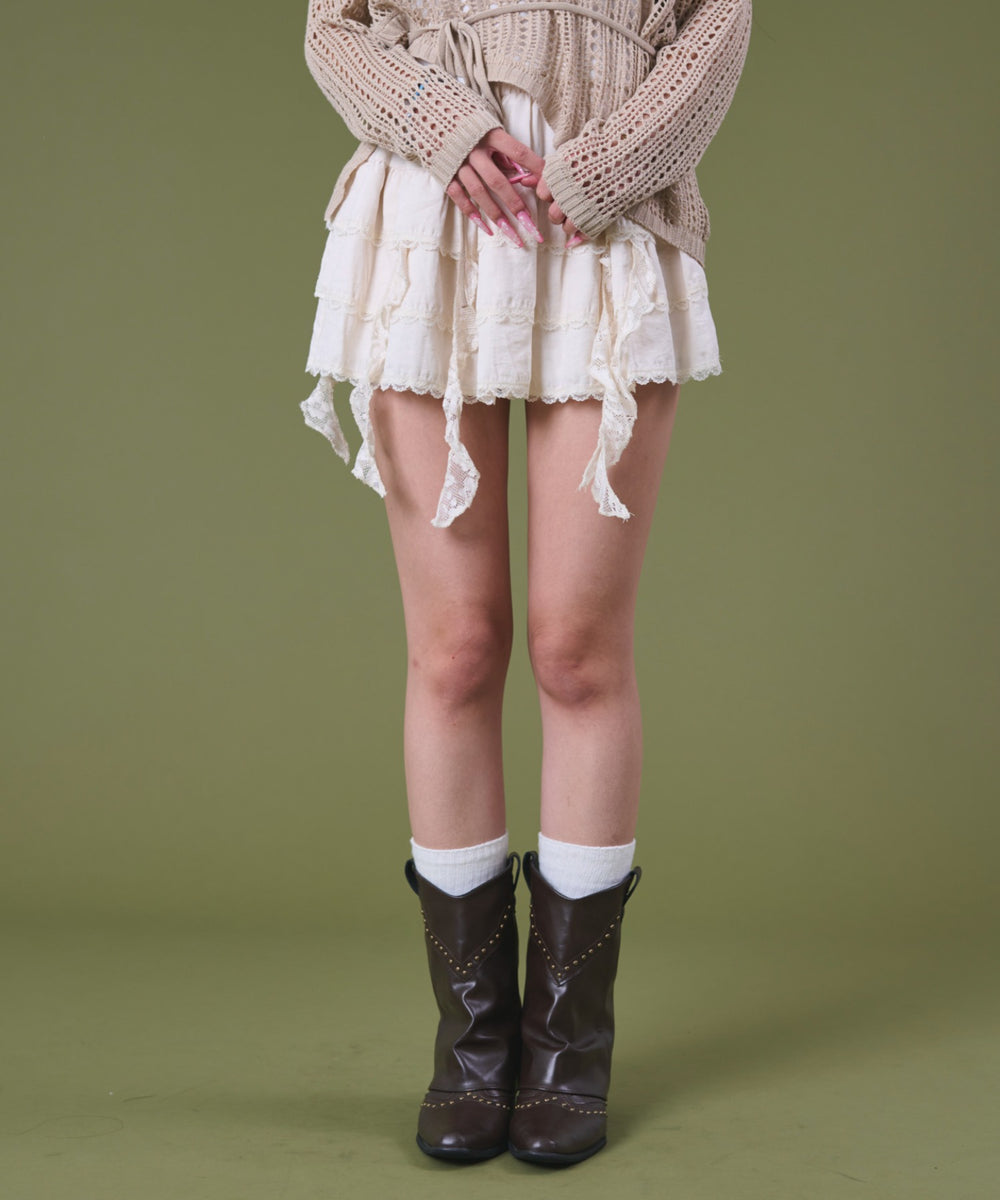 ベージュ モデル：163cm F着用