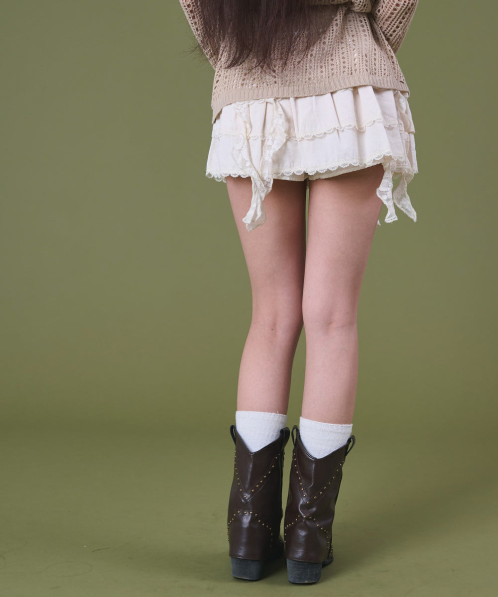 ベージュ モデル：163cm F着用