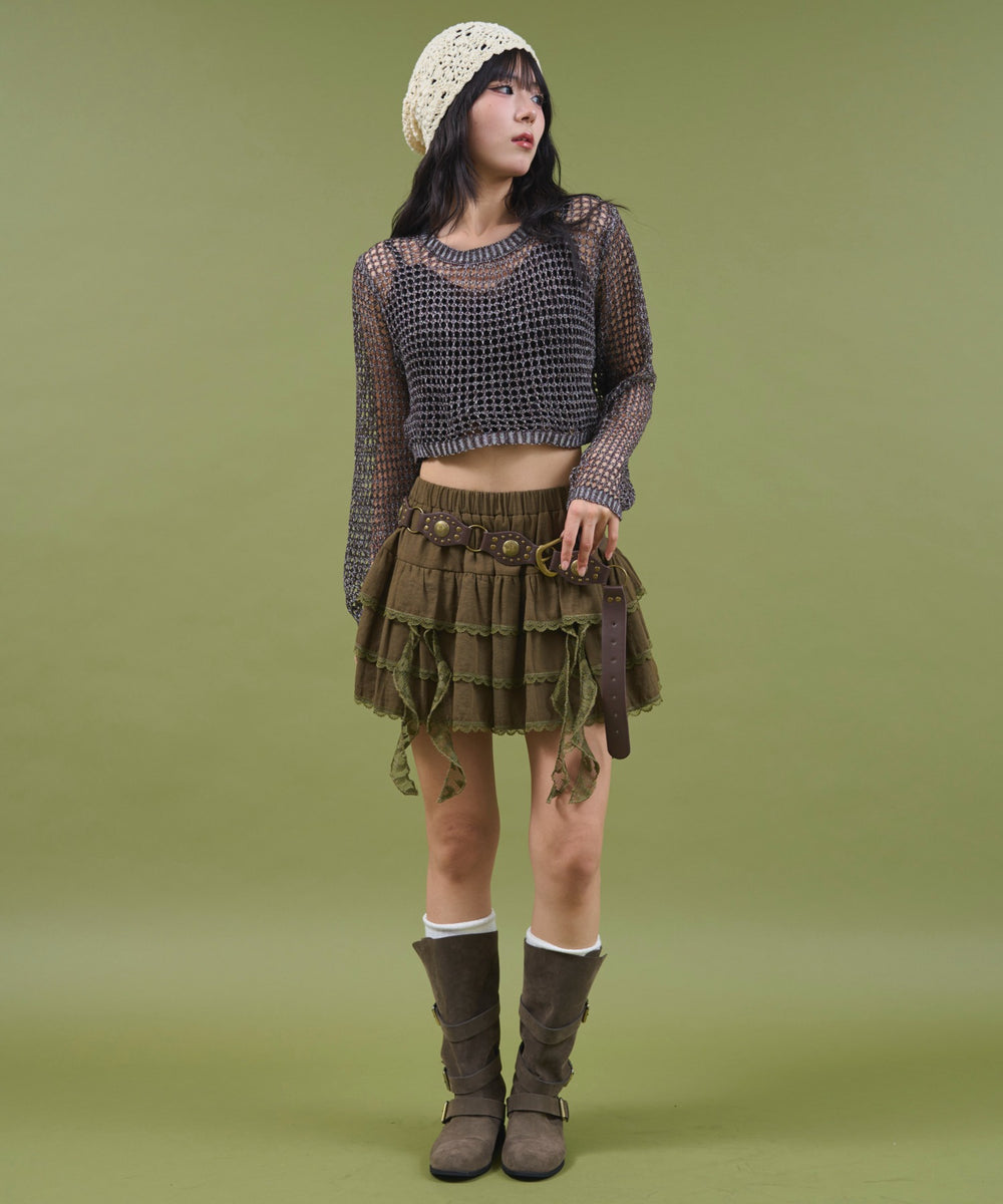 カーキ モデル：160cm F着用