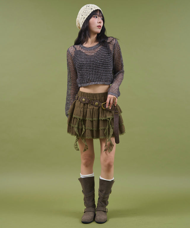 カーキ モデル：160cm F着用