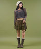 カーキ モデル：160cm F着用