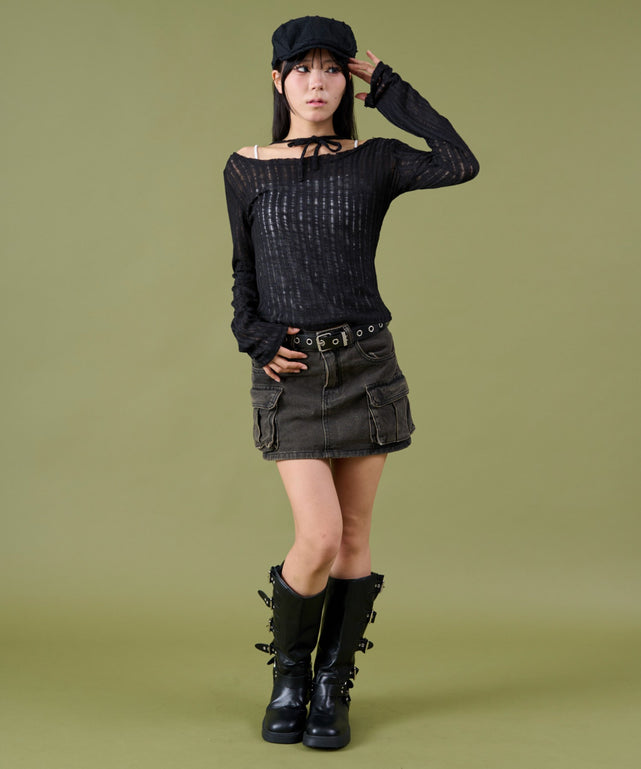 ブラック モデル：160cm F着用