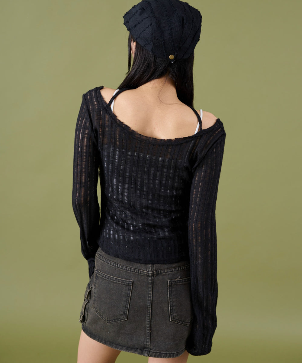 ブラック モデル：160cm F着用