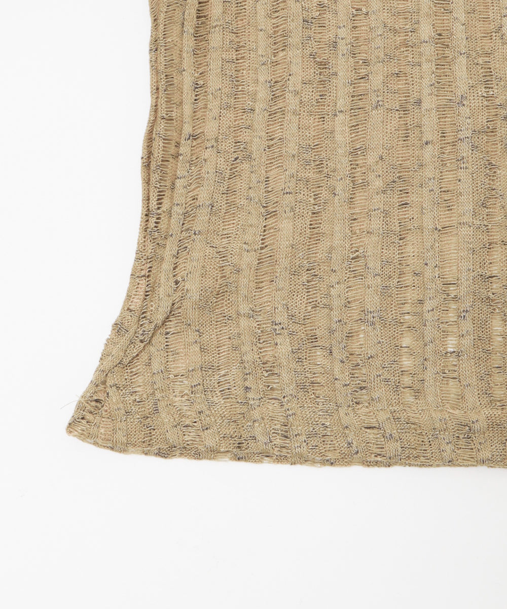 チョーカーデザインニット