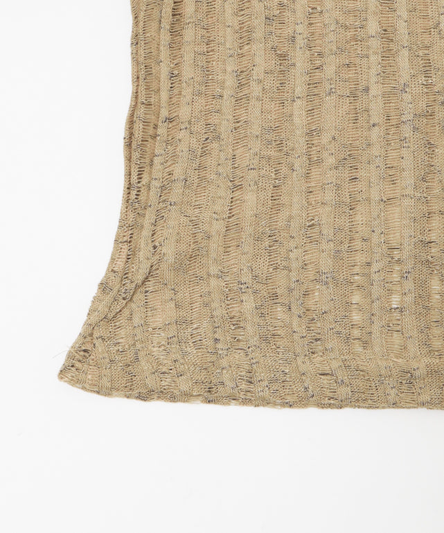 チョーカーデザインニット