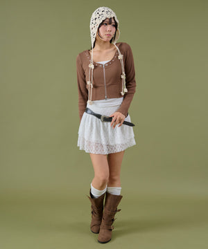 ブラウン モデル：160cm F着用