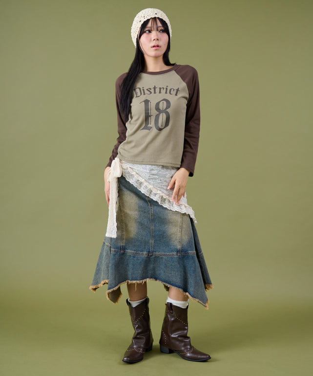 カーキ モデル：160cm F着用