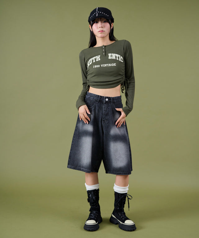 カーキ モデル：160cm F着用