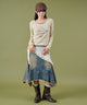 ベージュ モデル：160cm F着用