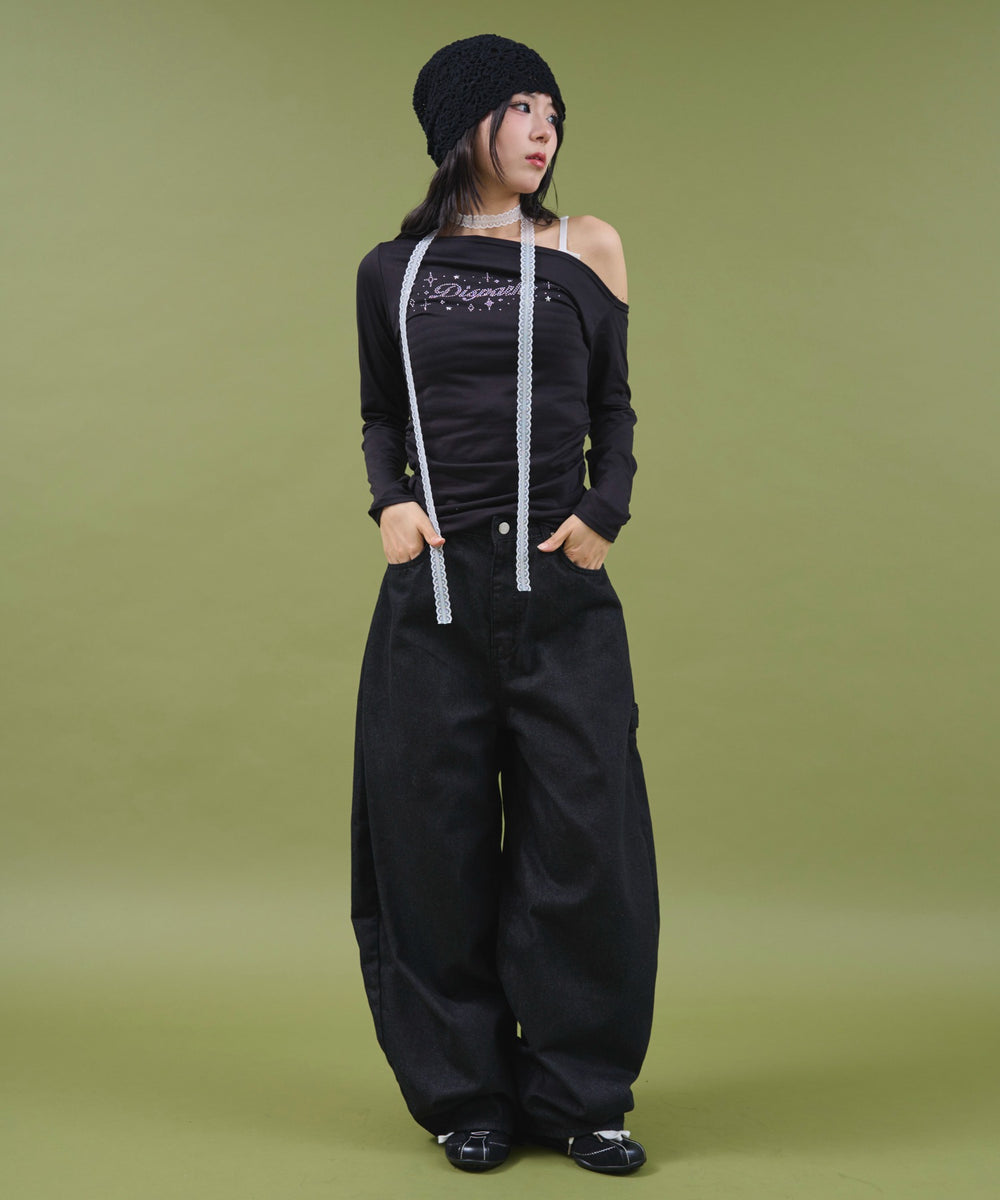 ブラック モデル：160cm F着用