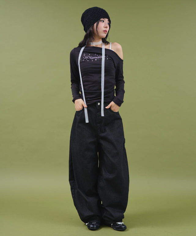 ブラック モデル：160cm F着用