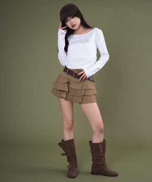 ホワイト モデル：163cm F着用