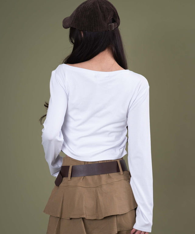 ホワイト モデル：163cm F着用