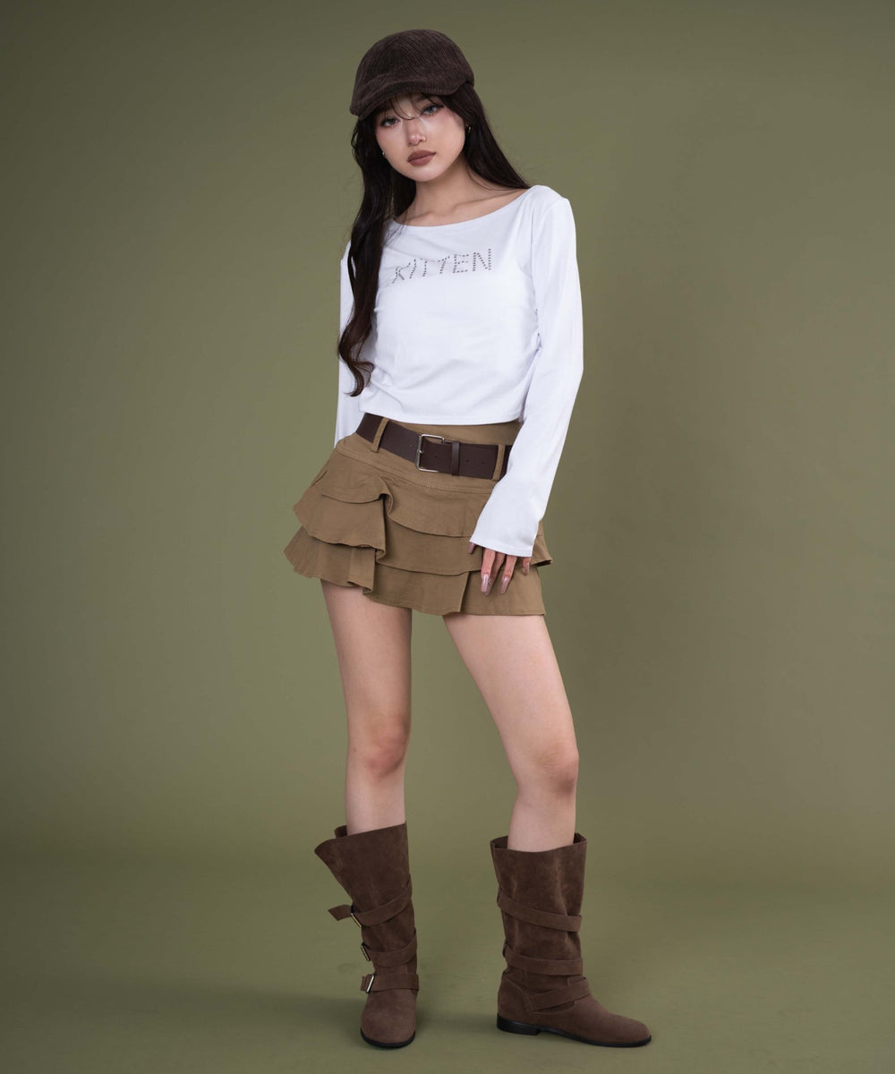 ホワイト モデル：163cm F着用