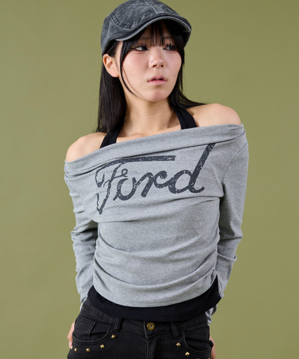 グレー モデル：160cm F着用