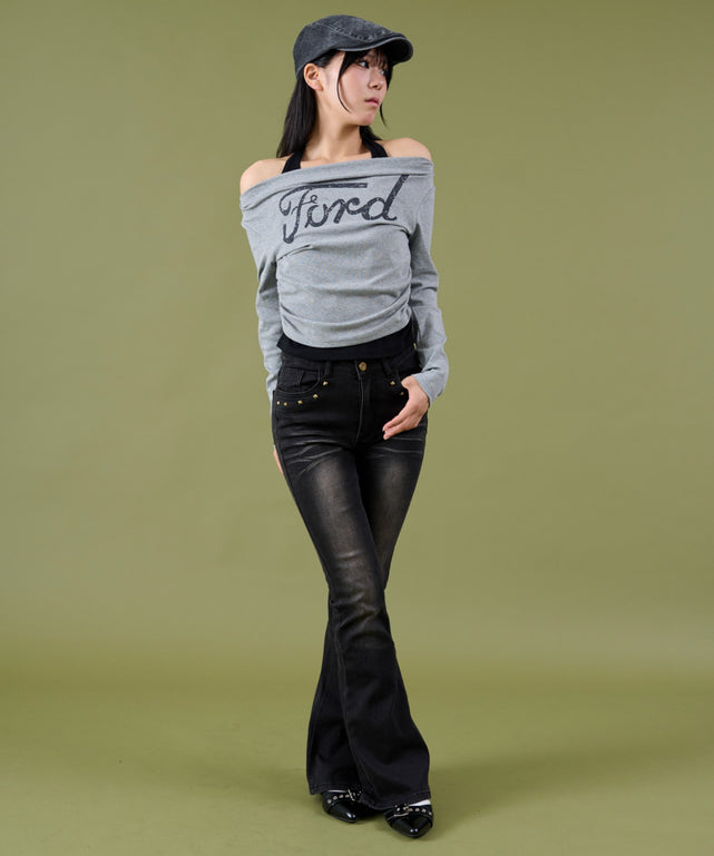 グレー モデル：160cm F着用