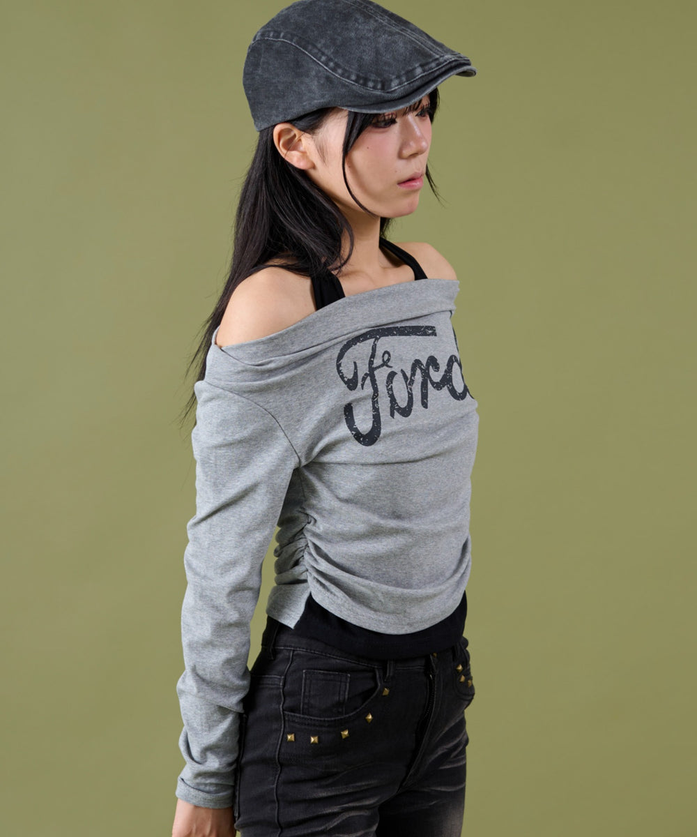 グレー モデル：160cm F着用