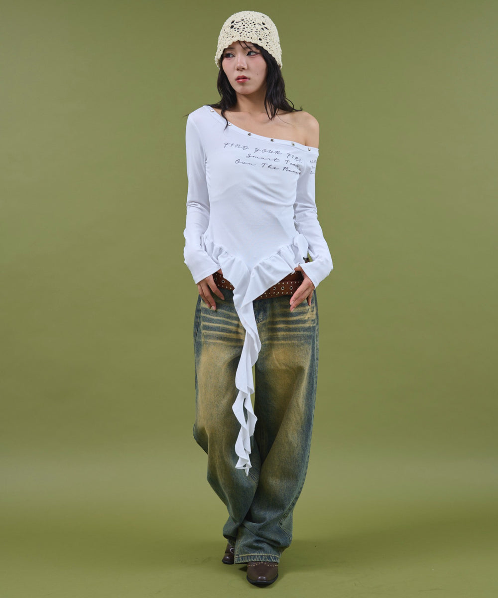 ホワイト モデル：160cm F着用