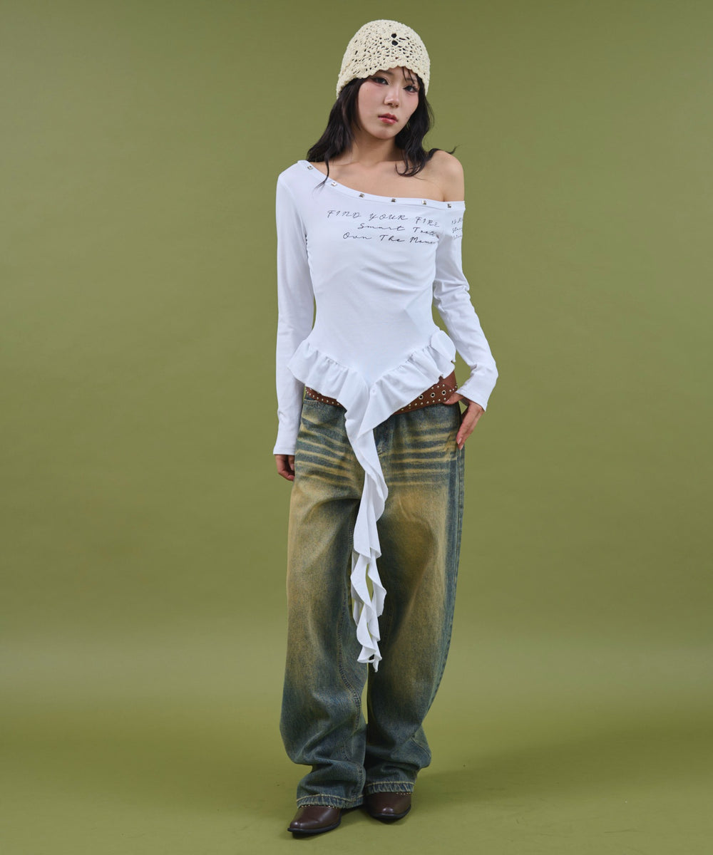 ホワイト モデル：160cm F着用