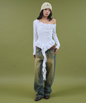 ホワイト モデル：160cm F着用