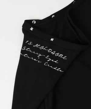 サイドテールスタッズロゴT