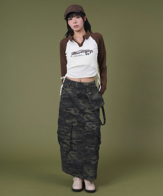 ベージュ モデル：160cm F着用