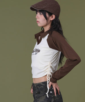 ベージュ モデル：160cm F着用