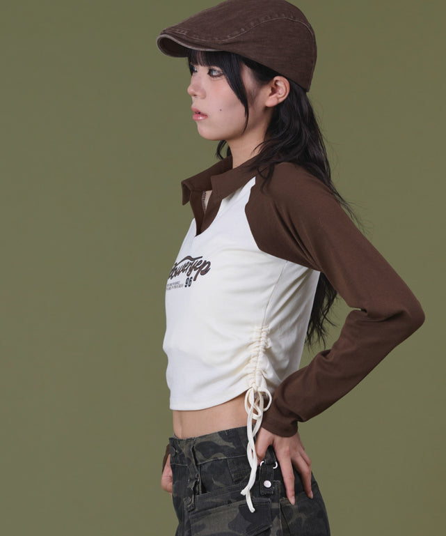 ベージュ モデル：160cm F着用