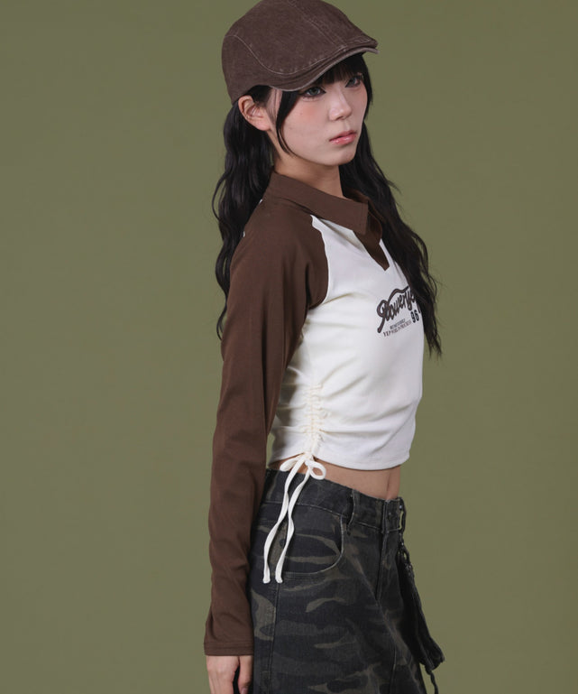 ベージュ モデル：160cm F着用